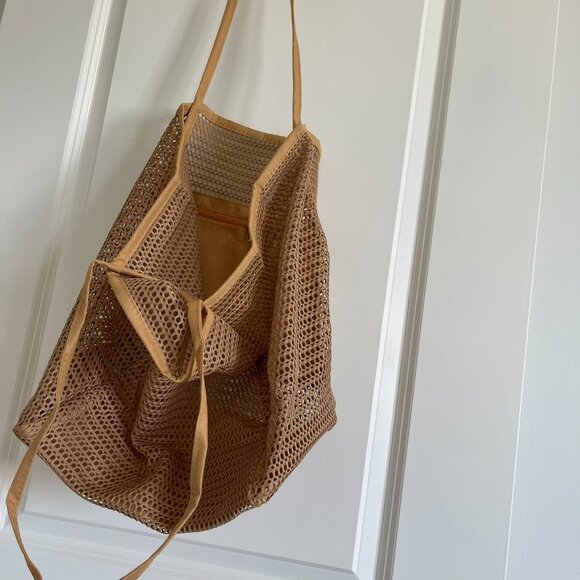 Brand New Mesh Beach Bag Big Capacity Shoulder Bag for Travel Beach Picnic - Picture 6 of 10